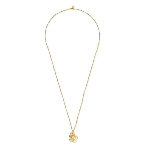 Paradise citrien goudkleurige ketting